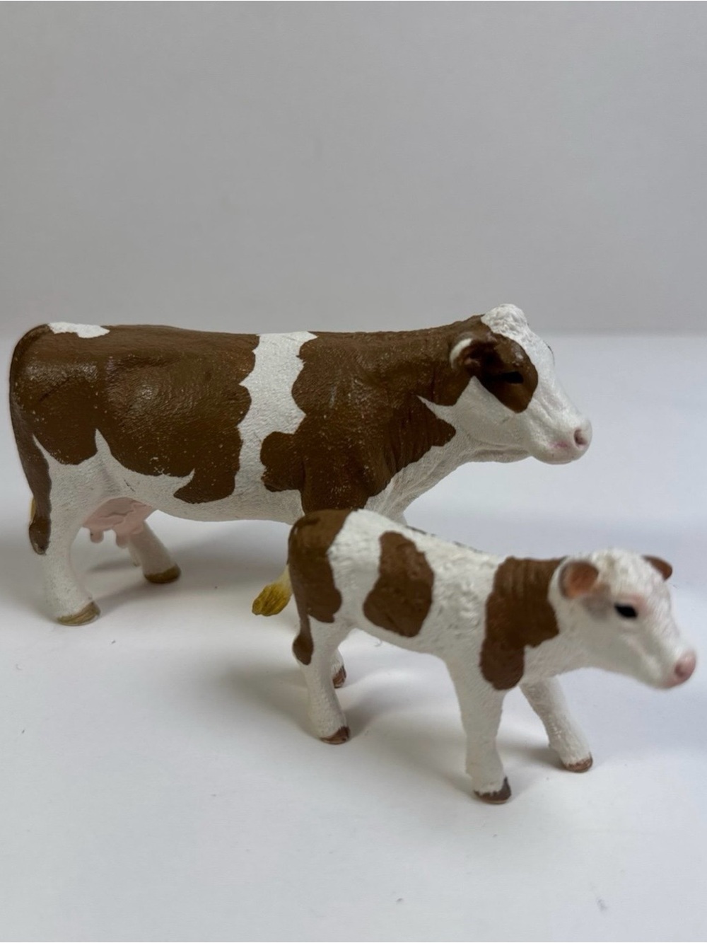 Schleich Farm Cow and Calf figures